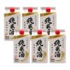日本酒 パック 酒 本格辛口 純米酒 900ml 6本