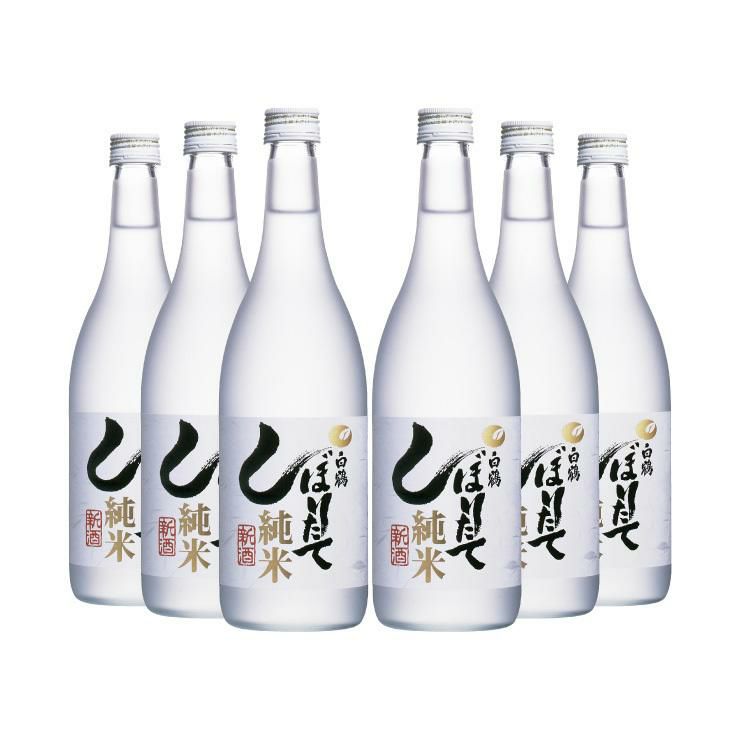 白鶴 上撰しぼりたて純米 720ml 6本