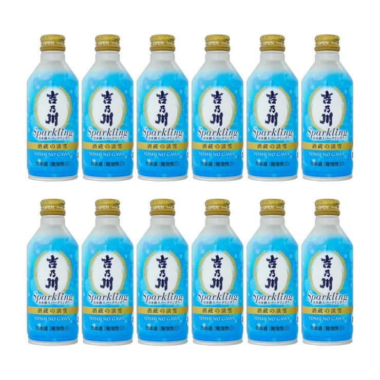 吉乃川 酒蔵の淡雪 缶 300ml 12本