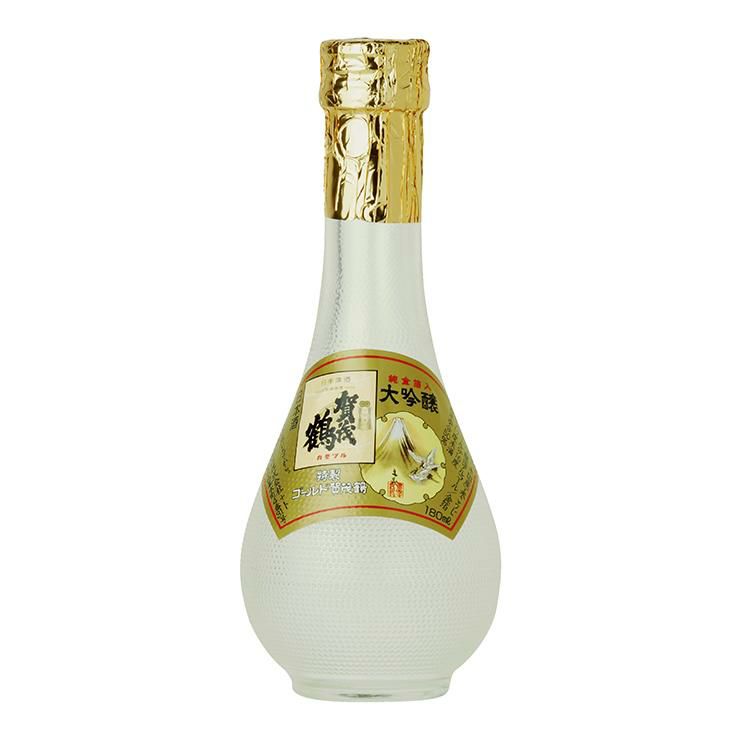 大吟醸 特製ゴールド 賀茂鶴 丸瓶 180ml 12本 