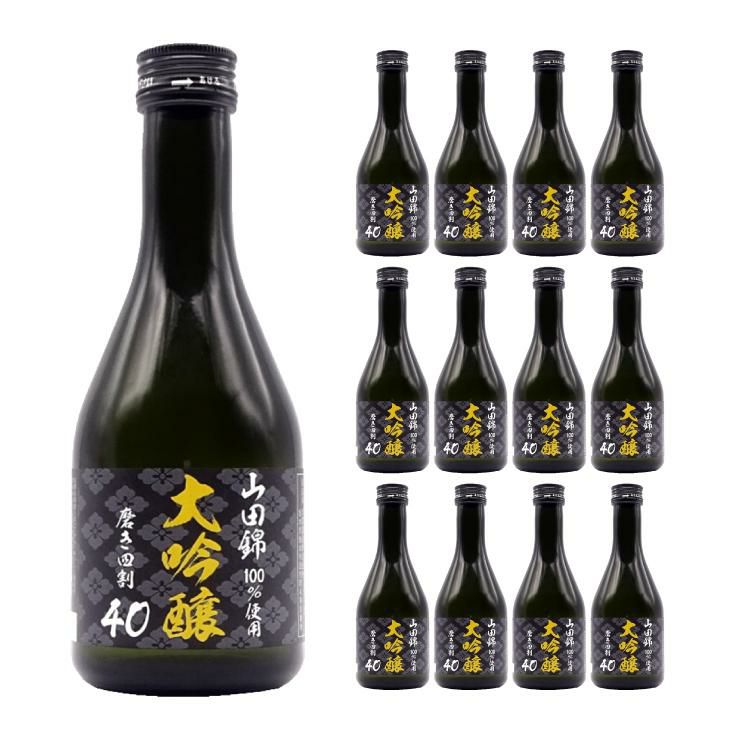 日本酒 山田錦 八重寿 大吟醸 磨き四割 300ml 12本