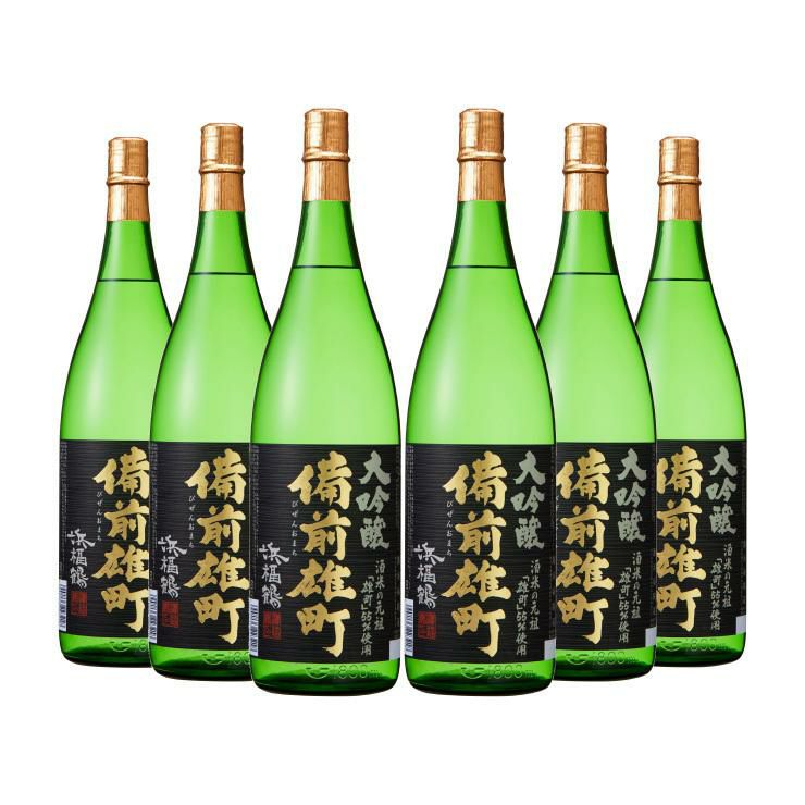 小山本家酒造 浜福鶴 備前雄町 大吟醸 1800ml 6本