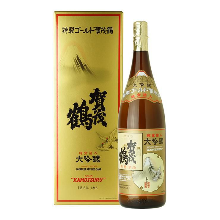 大吟醸 特製ゴールド 賀茂鶴 1800ml 3本 