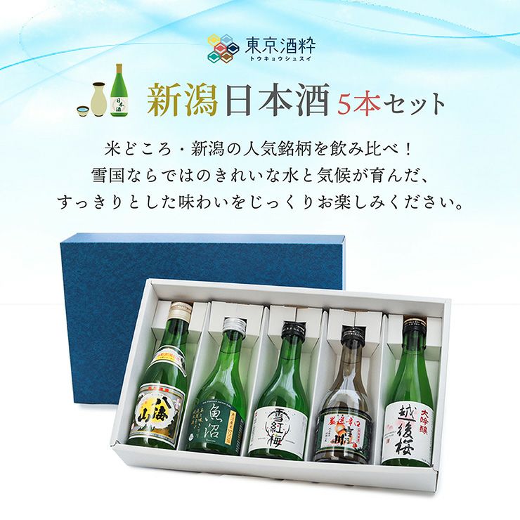 新潟日本酒飲み比べ5本セット