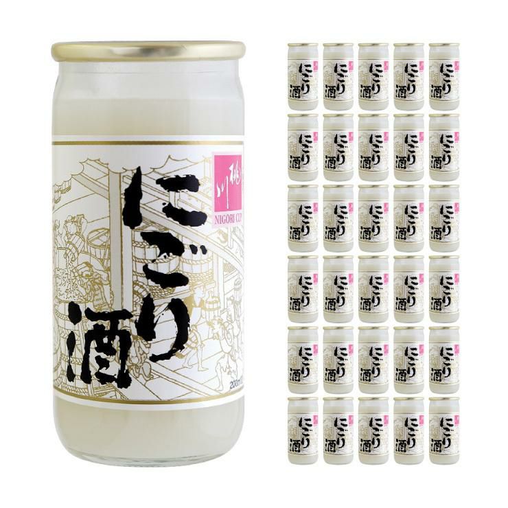 桃川 にごり酒 カップ 200ml 30本