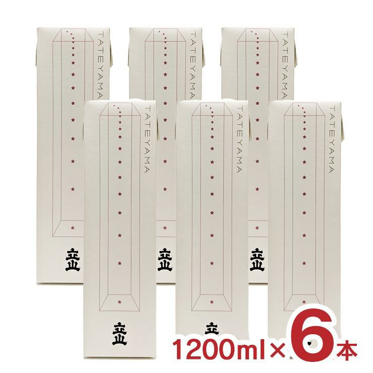 立山 本醸造立山 パック 1200ml 6本