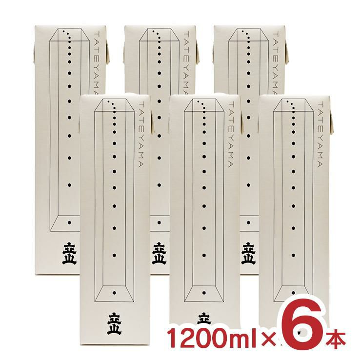 立山 特別本醸造立山 パック 1200ml 6本