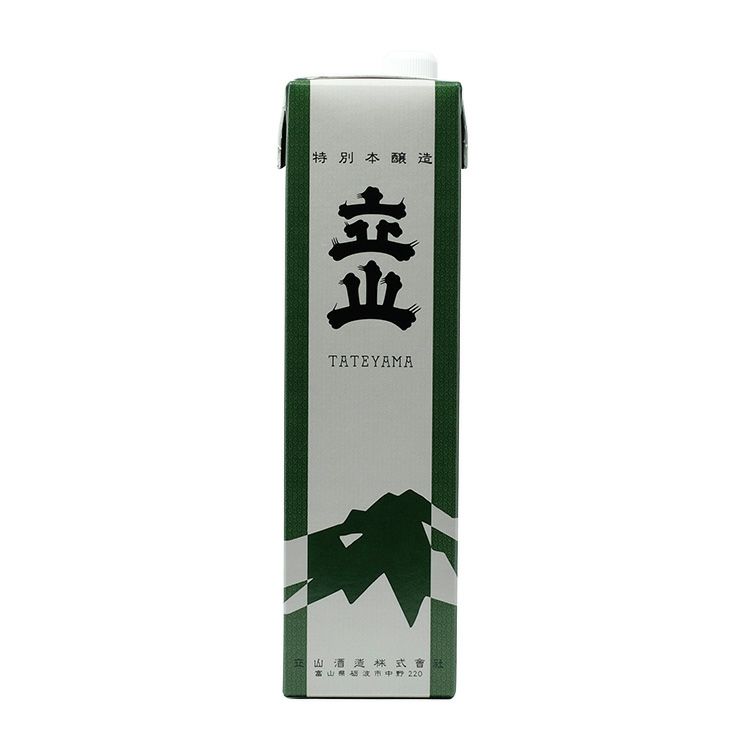 立山 特別本醸造立山 パック 1200ml 6本