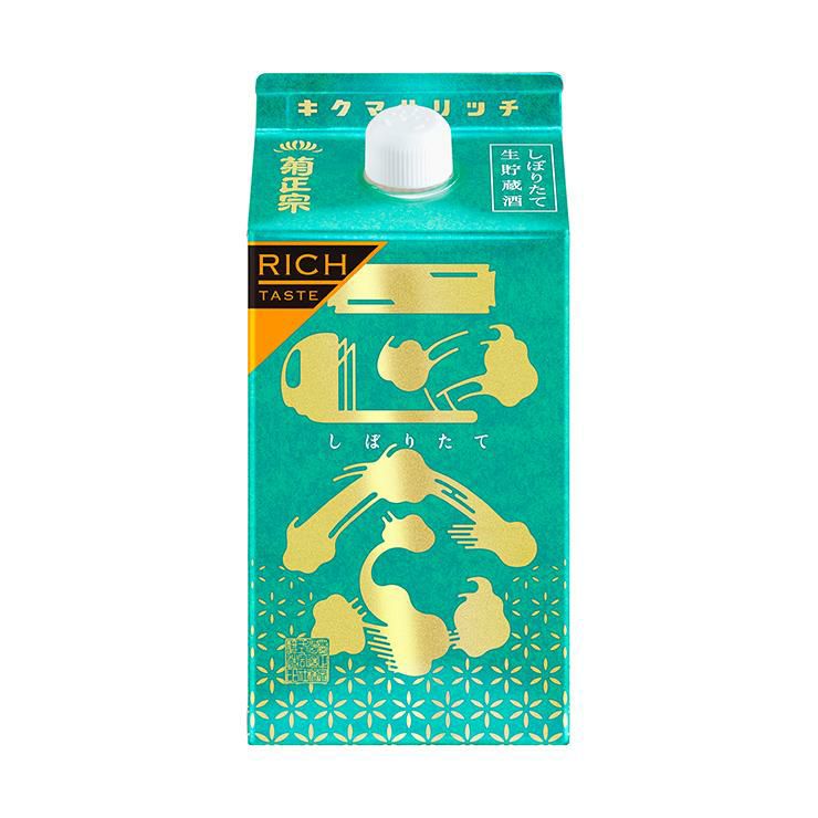  菊正宗 しぼりたて ギンリッチパック 900ml 6本