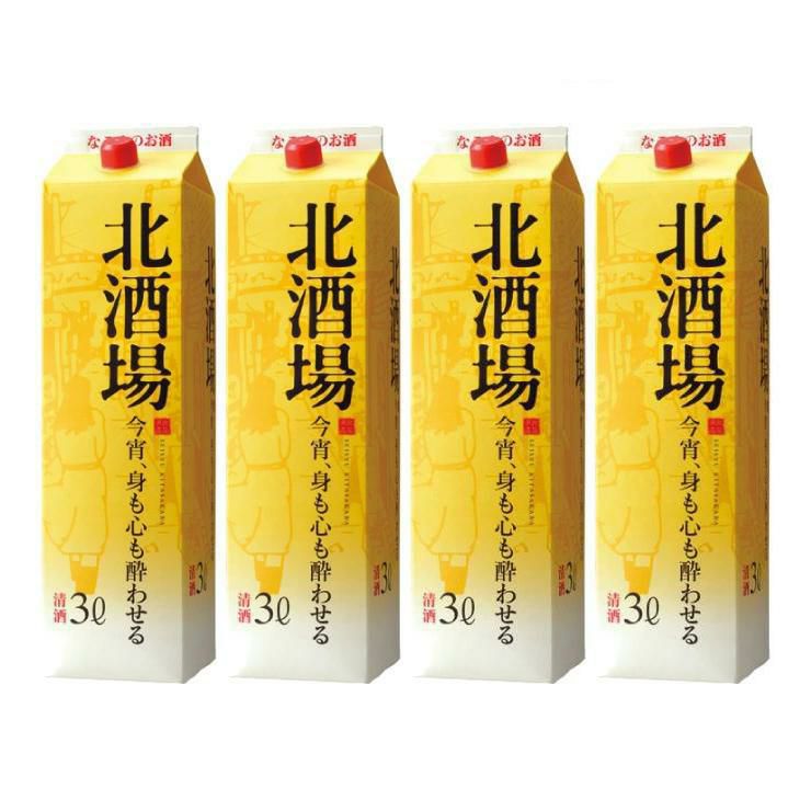 日本酒 パック 酒 大容量 北酒場 3000ml 4本