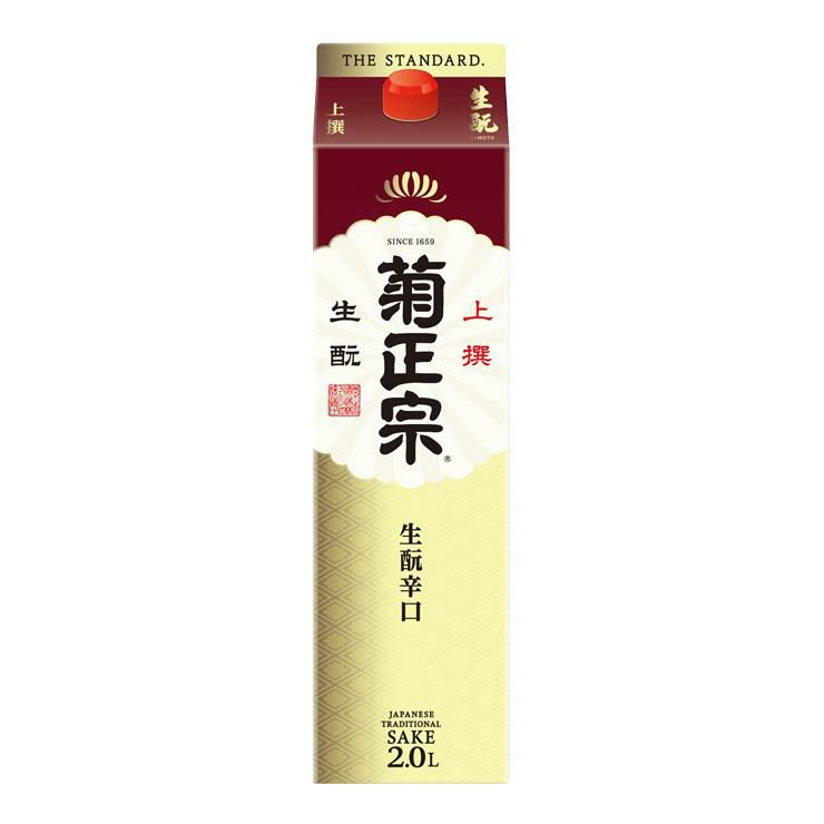  菊正宗酒造 上撰 さけパック 生もと辛口 2000ml 6本