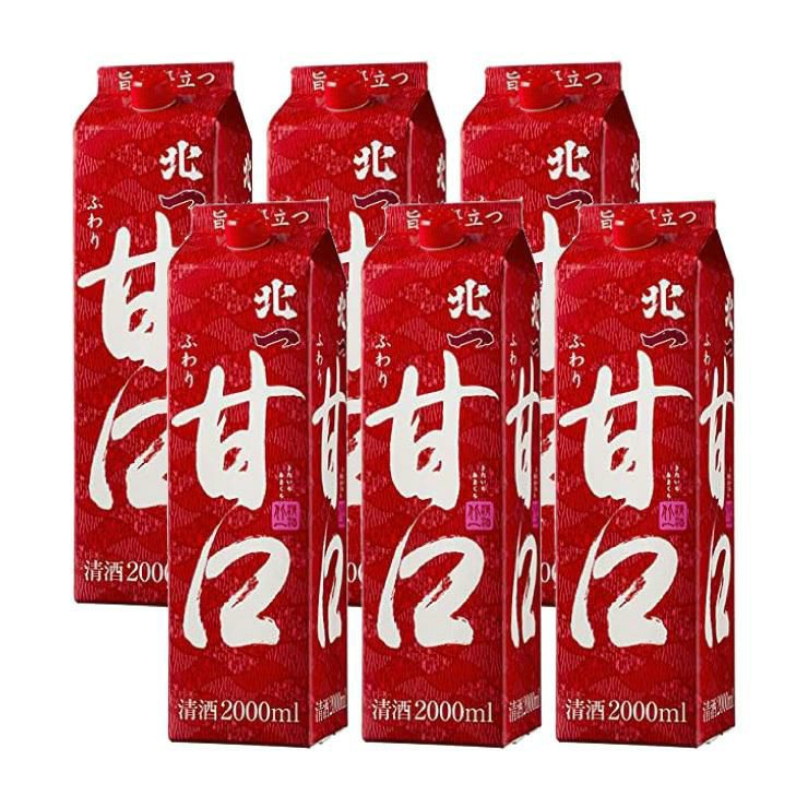 北一 甘口 2000ml 6本 北関酒造 