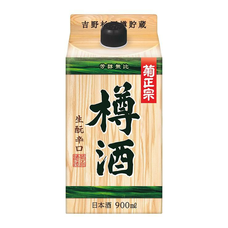 菊正宗 樽酒 ネオパック 900ml 6本 