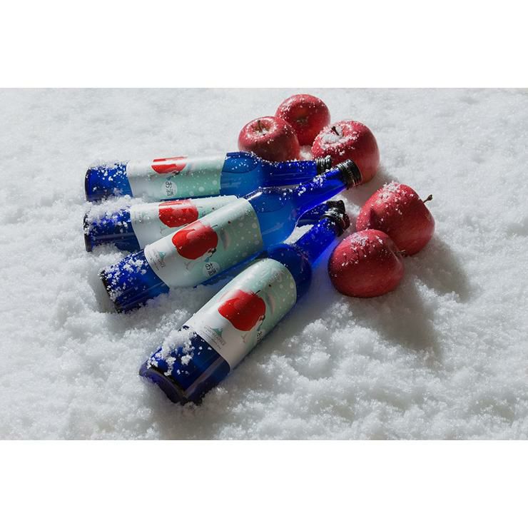 雪りんご 桃川 500ml 12本 