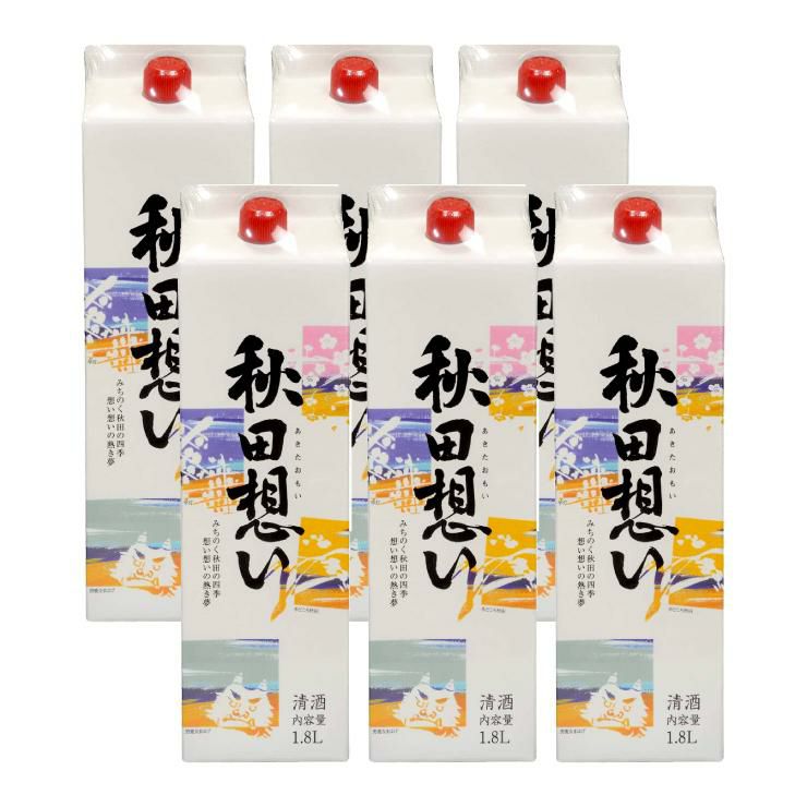 八重寿 秋田想い パック 1800ml 6本 