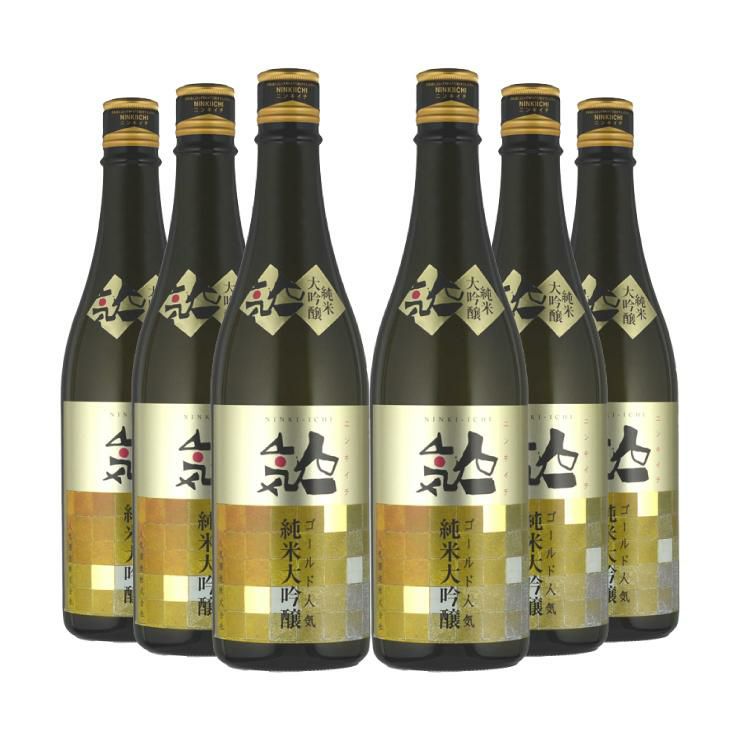 人気酒造 人気一 ゴールド人気純米大吟醸 720ml 6本
