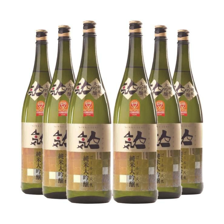 人気酒造 人気一 ゴールド人気純米大吟醸 1800ml 6本