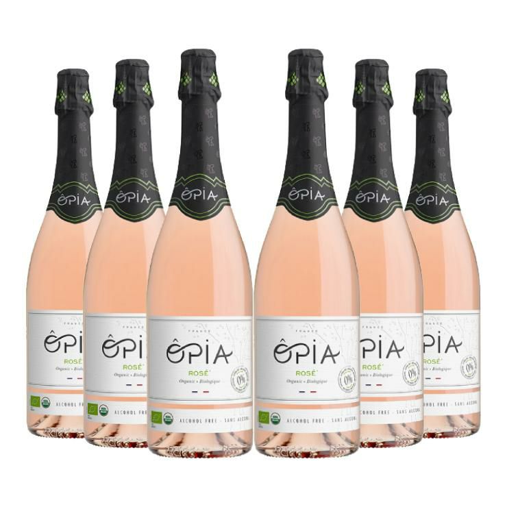 オピア ロゼ スパークリング オーガニック ノンアルコール 750ml 6本