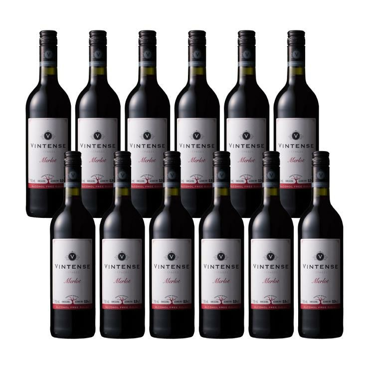 ノンアルコール ワイン 本格ヴィンテンス・メルロー 750ml 12本