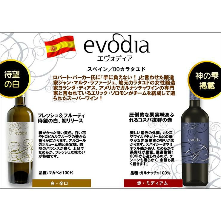 エヴォディア 赤 赤ワイン ミディアム 750ml 3本