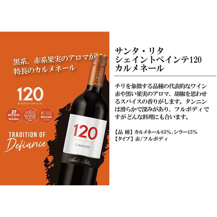 サンタリタ・エステーツ サンタ・リタ 120 カルメネール 750ml 12本