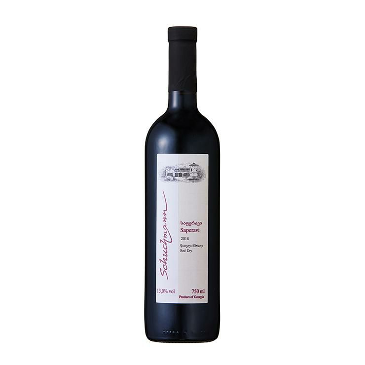 ジョージアワイン シュフマン サペラヴィ 100％ 赤ワイン 750ml 6本