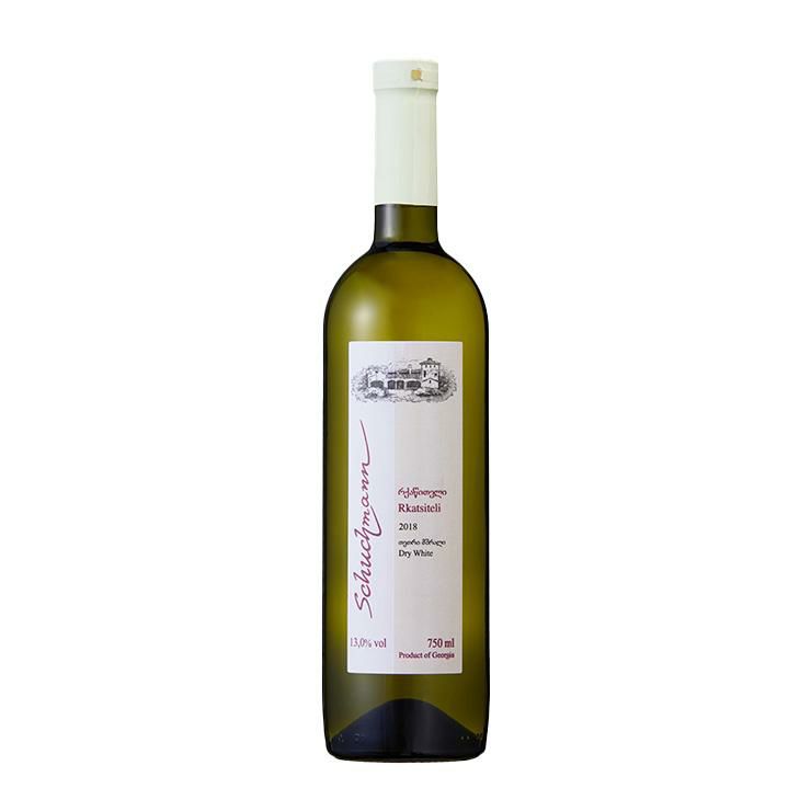 ジョージアワイン シュフマン ルカツィテリ 100％ 白ワイン 750ml 6本 