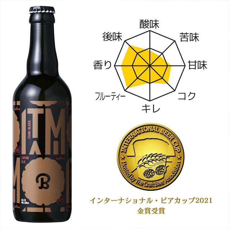 小西酒造 ITAMI BEER 3種飲み比べセット 330ml 6本