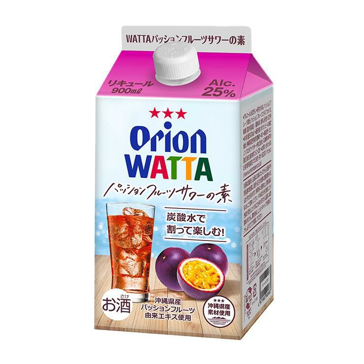 WATTA パッションフルーツサワーの素 900ml 6本