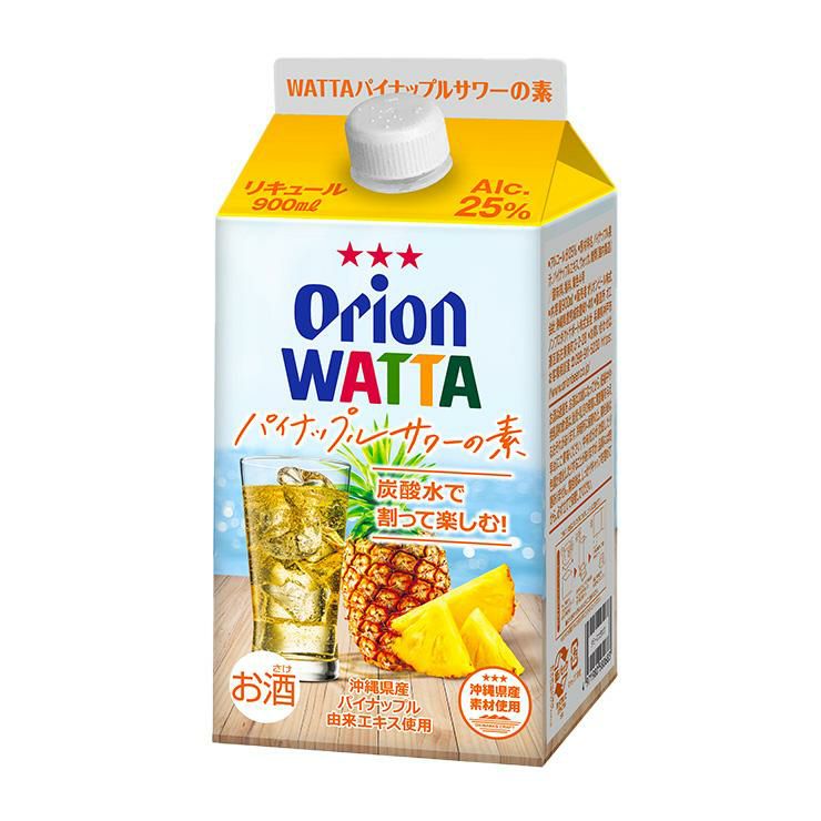 WATTA パイナップルサワーの素 900ml 6本