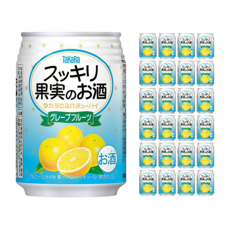 宝酒造 タカラcanチューハイ スッキリ果実のお酒 