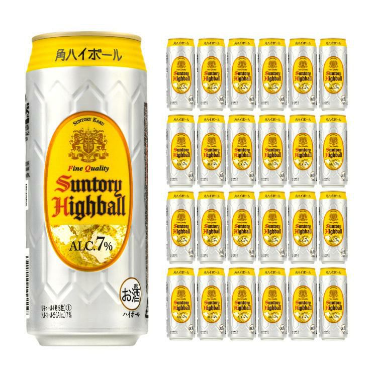 サントリー 角ハイボール 500ml 24本 ハイボール 
