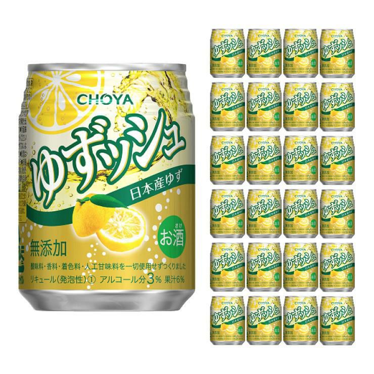 チョーヤ梅酒 ゆずッシュ 250ml 24本