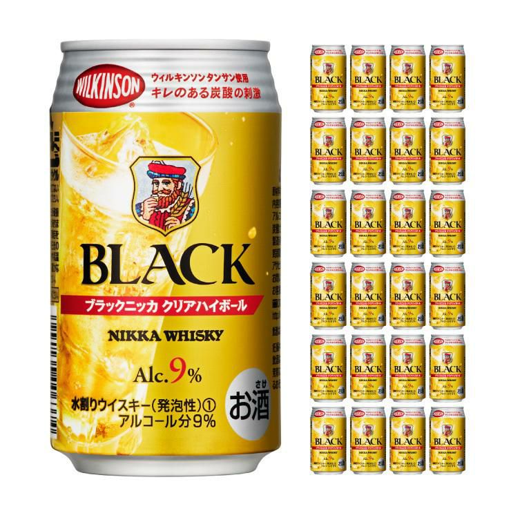アサヒビール ブラックニッカ クリアハイボール 350ml 24本
