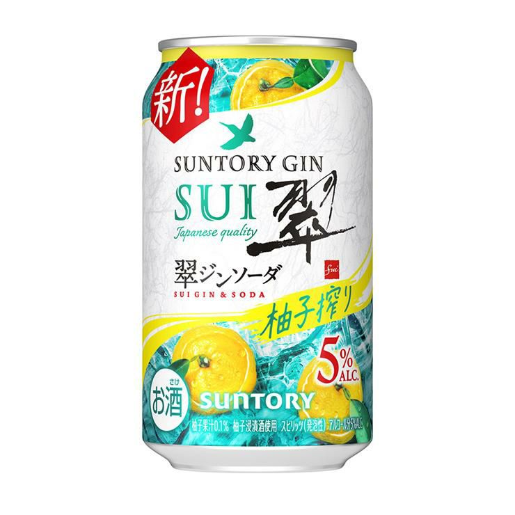 サントリー 翠ジンソーダ 柚子搾り 350ml 24本