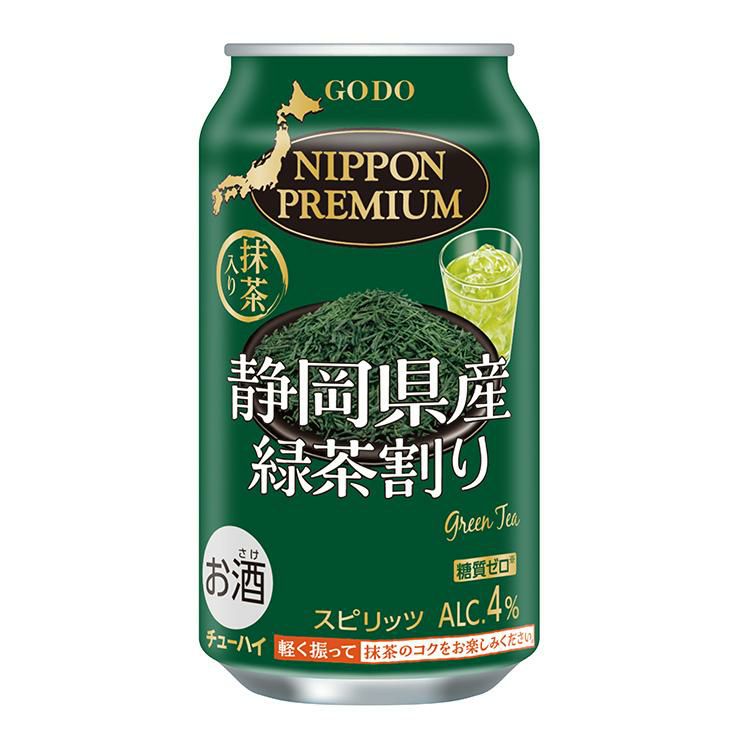 NIPPON PREMIUM 静岡県産緑茶割り 340ml 24本