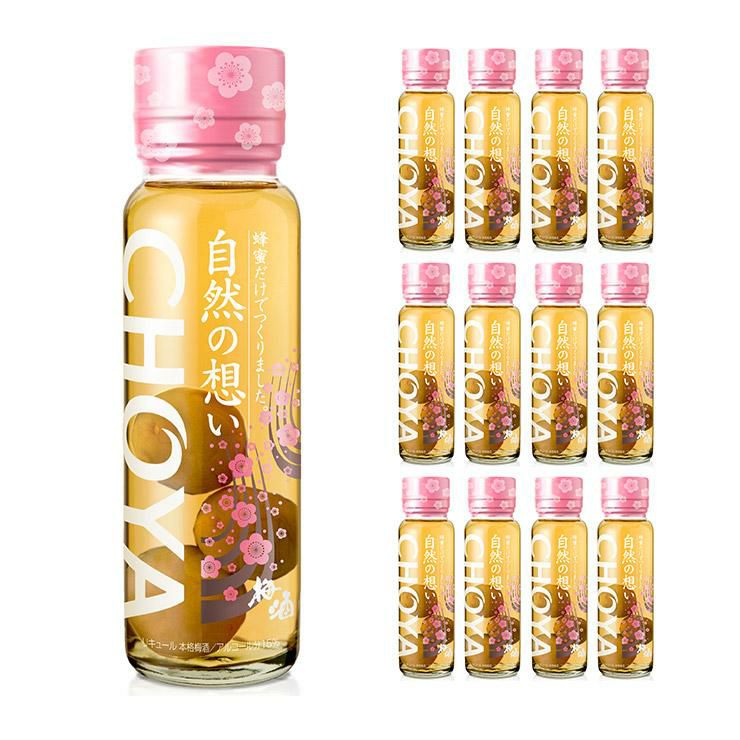 梅酒 チョーヤ 自然の想い はちみつ 325ml 12本