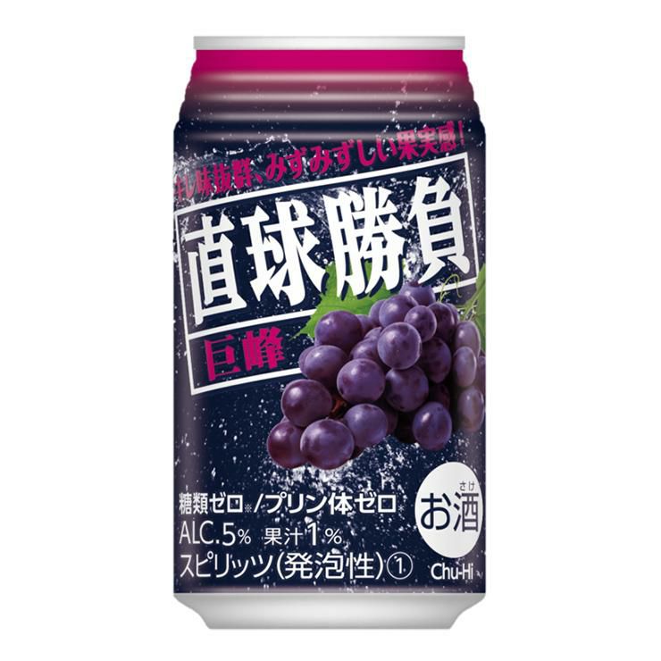 直球勝負 巨峰 350ml 48本 缶 