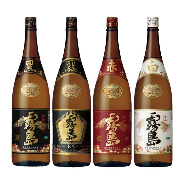 芋焼酎 霧島 飲み比べ 4本セット