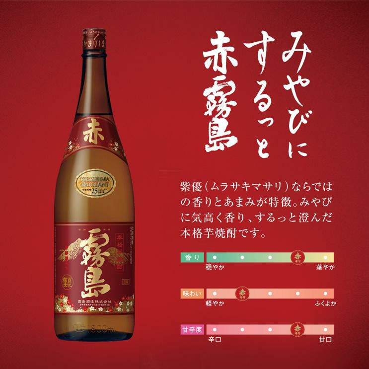 芋焼酎 霧島 飲み比べ 4本セット