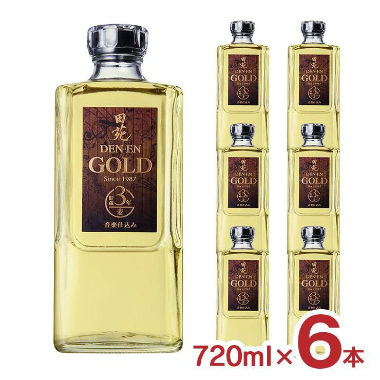 焼酎 麦 田苑 ゴールド 麦焼酎 720ml 6本 25度