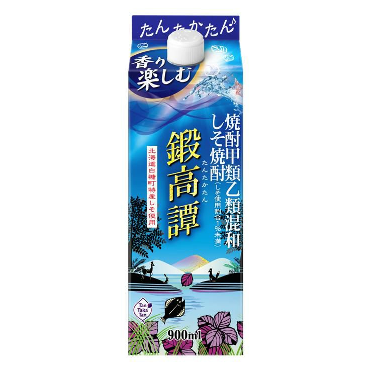 焼酎 しそ しそ焼酎 鍛高譚 900ml 6本 