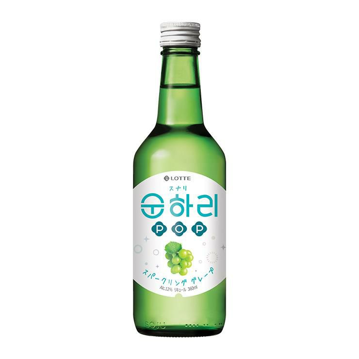  韓国 焼酎 スナリ POP スパークリンググレープ 韓国焼酎