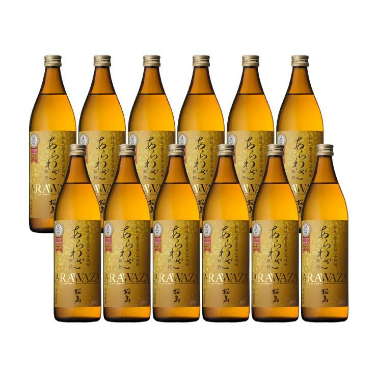 本坊酒造 あらわざ桜島 25度 900ml 12本