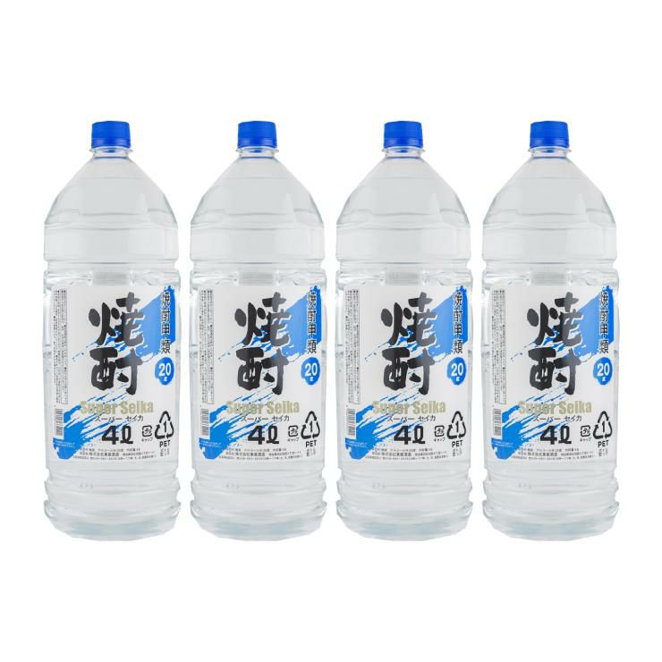 東亜酒造 スーパーセイカ ペット 20度 4L 4本