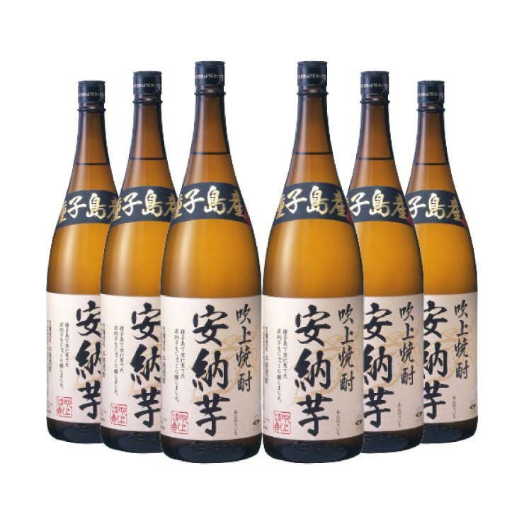 吹上焼酎 安納芋 25度 芋 焼酎 いも 1800ml 6本