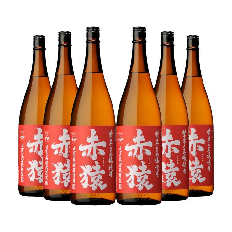 小正醸造 芋焼酎 赤猿 25度 1800ml 6本