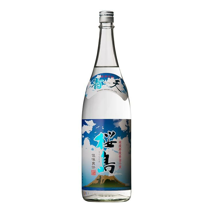 本格焼酎 薩摩焼酎 青天桜島 1800ml 6本