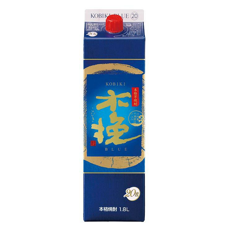焼酎 木挽BLUE 20度 パック 1800ml 6本