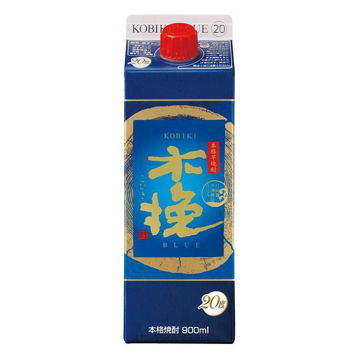 焼酎 木挽BLUE 20度 スリムパック 900ml 6本 